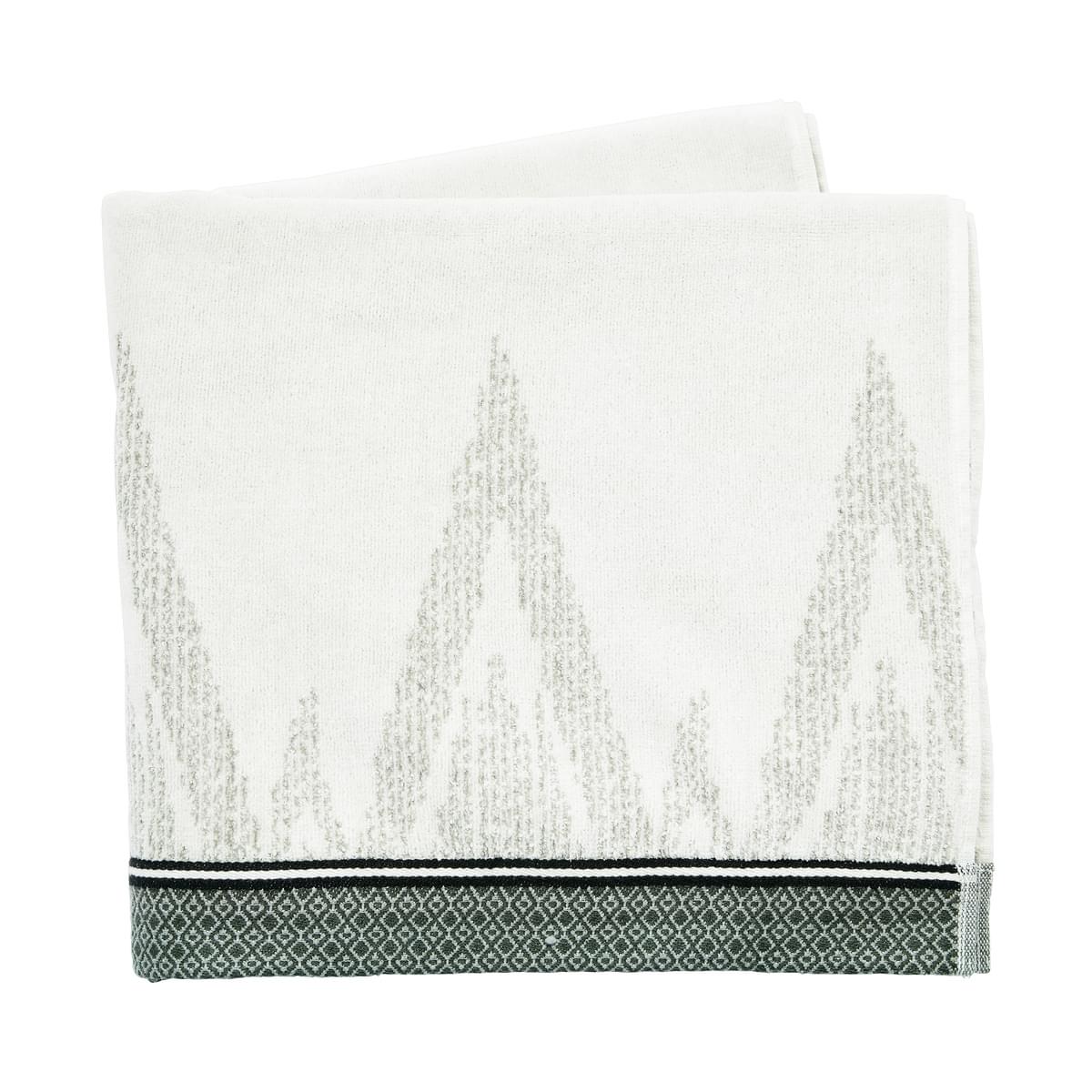 Nadir Ikat Towels by Bedeck of Belfast in Sedona Green buy online